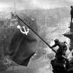 The Soviet flag over the Reichstag 1945